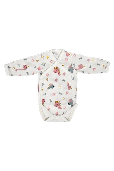 Sevi Bebe Premature Front Open Body Art-6938 Dinosaur