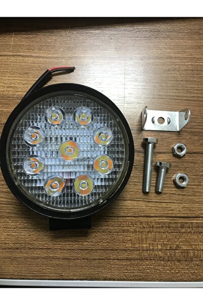 REPLAX Off Road Lamba 9 Led Yuvarlak 4 Modlu Beyaz Sarı Flaşlı