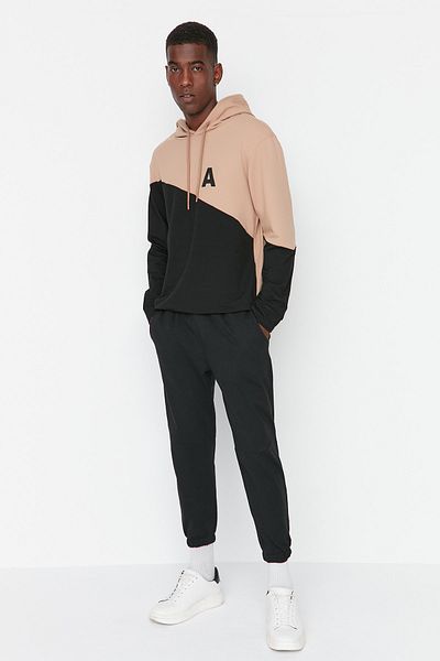 Trendyol Collection Black Rubber Leg Jogger Sweatpants - Regular Cut Tmnss20Ea0072