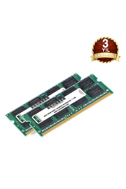 RAMTECH BİLGİSAYAR 16gb (8x2) Ddr3 1333mhz Intel Ve Amd Işlemcilere Uyumlu 1.5 V Notebook Ram