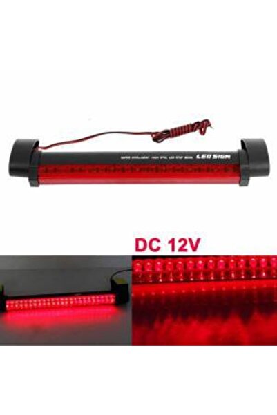 ŞüsCarOto Aksesuar Araç Cam İçi Harici Stop Lambası 24 Ledli Üniversal 12 Vol...