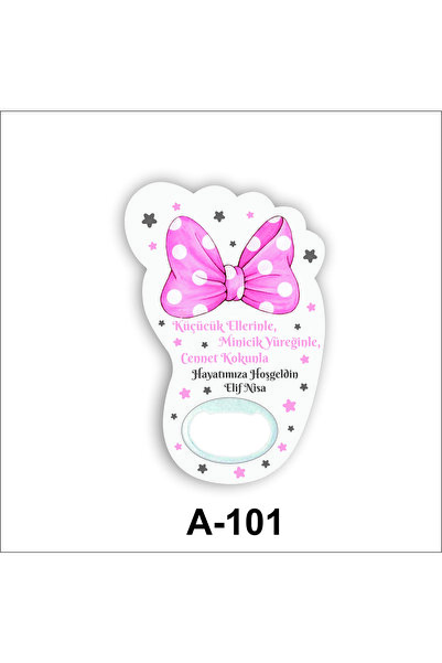 Foot Magnet Opener - 25 Pieces - Circumcision, Engagement, Promise, Wedding Gift - 50 Different Model Options