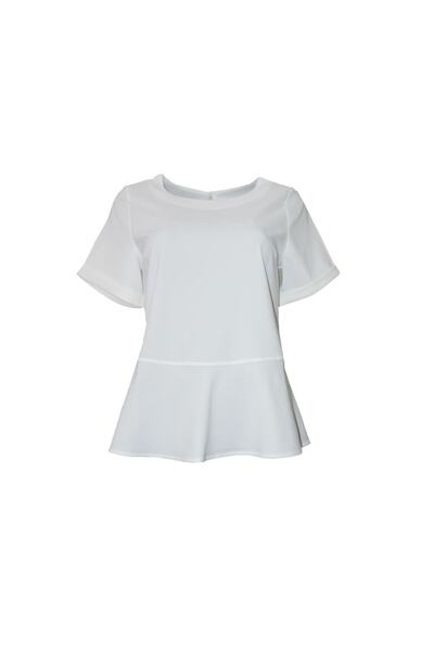 Bulalgiy Kadın Beyaz Bluz - Bga875752