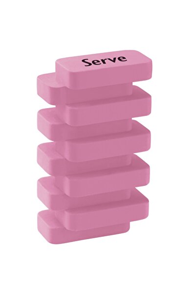 Serve Steps Ekle Kenetle Pastel Pembe Silgi 181201