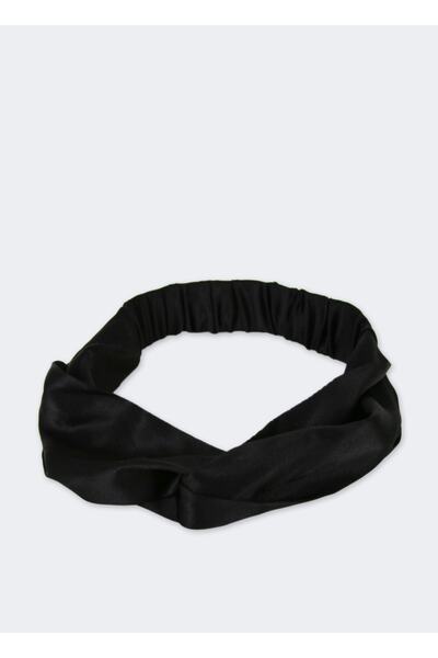 Beauty Pillow 100% Silk Hair Band Black Color