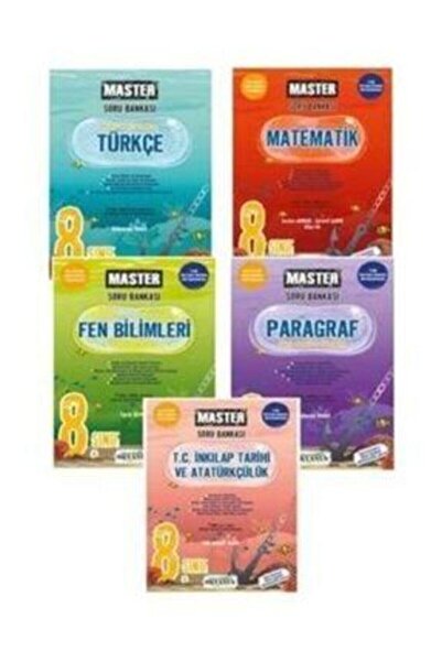 Okyanus Yayınları Okyanus Yayıncılık 8 Sınıf Tüm Dersler Master Master 8 Set