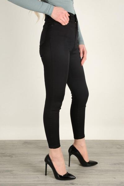 Livik Ženske Jet Black Licra Skinni Leg Jeans