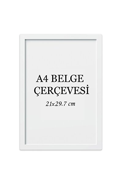 ÖZCANLAR ÇERÇEVE Diploma Frame Document Frame Certificate Photo Frame A4 Single Empty Frame 21x30