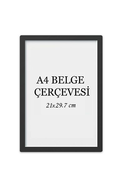 ÖZCANLAR ÇERÇEVE Diploma Frame Document Frame Certificate Photo Frame A4 Single Empty Frame 21x30
