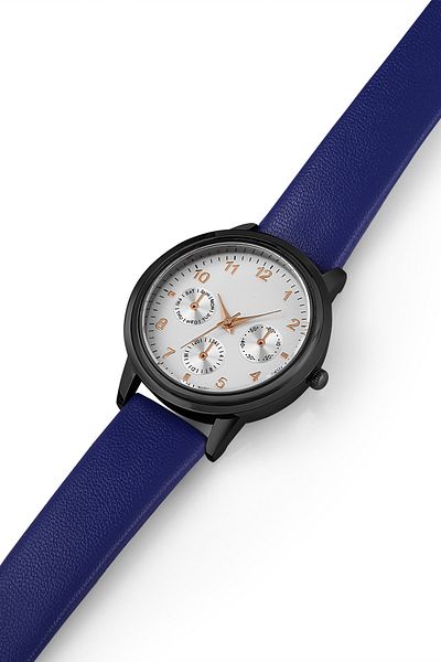 Twelve Leather Strap Women's Wristwatch