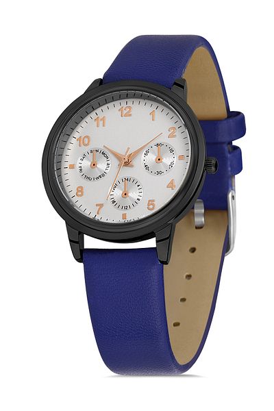 Twelve Leather Strap Women's Wristwatch