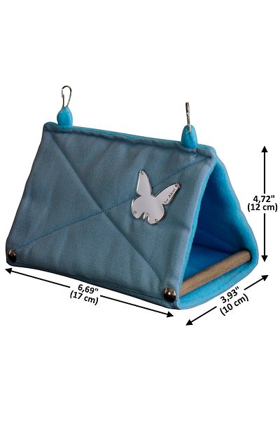 Akat Cosy Pretty Budgie Sleeping Hammock (turquoise)