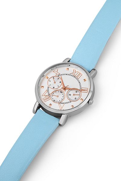 Twelve Leather Strap Women's Wristwatch