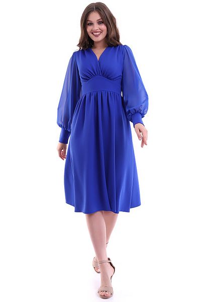 Moda MiraGül Rochie Midi adunată în față
