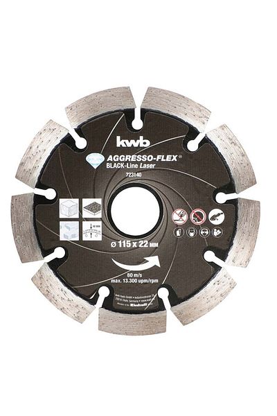 Kwb 723140 Diamond Concrete Cutting 115x22 mm
