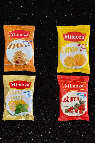 Mimoza C Vitaminli Grip Çayı Toz Içecek Ihlamur Limon Mentollü Nane Limon Kuş...