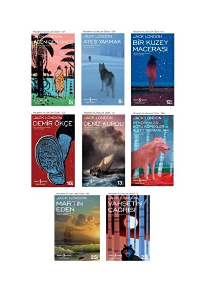 TÜRKİYE İŞ BANKASI KÜLTÜR YAYINLARI Demir Ökçe-martin Eden-vahşetin Çağrısı-d...