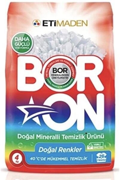 ETİ MADEN Boron Matik Toz Çamaşır Deterjanı 4kg Doğal Mineralli (beyazlar Için)