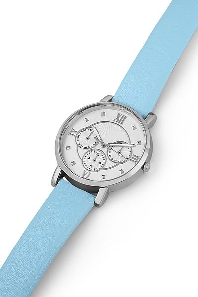 Twelve Leather Strap Women's Wristwatch