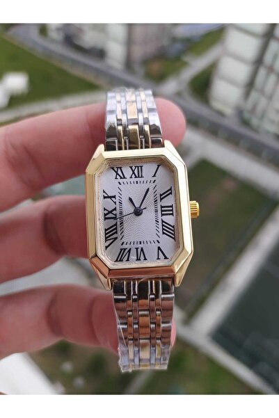 İSTLİV ساعة يد نسائية مربعة الحد الأدنى