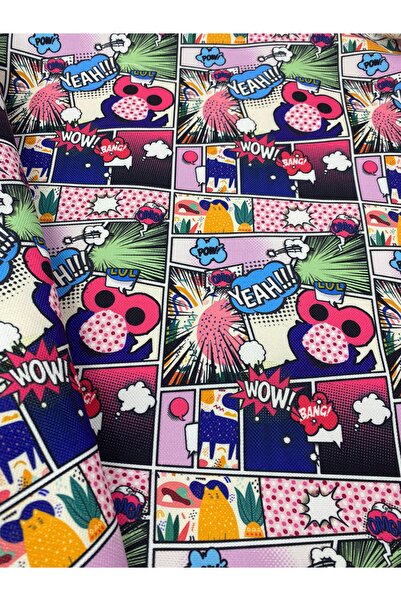 Favor Pop Art Desenli Kumaş Fvr-2233
