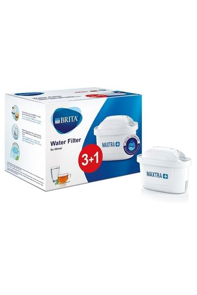 BRITA Maxtra Plus Yedek Su Arıtma Filtresi Dörtlü ,4 Lü