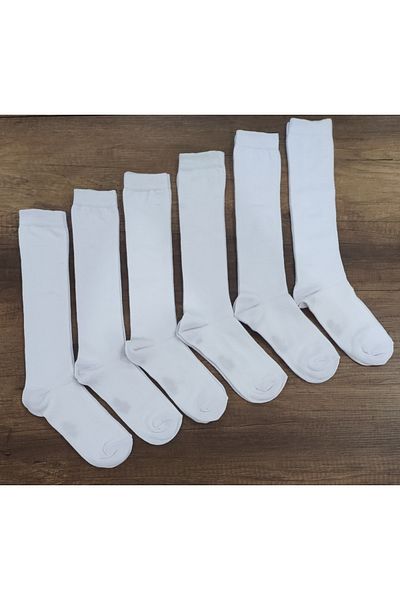Leement socks Чорапи до коляното за момичета, памучни, 6 чифта