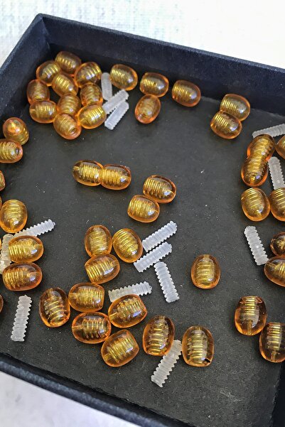 İpek Kehribar Kolye Klipsi Vidalı Klips Kilit Aparatı Bileklik Klipsi Düğüm Gizleyici Vida 1 Adet