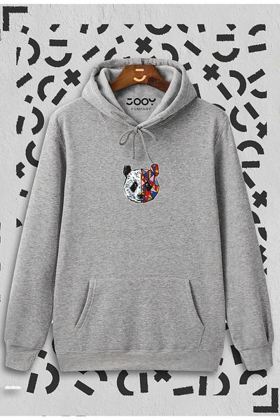 Jooy Company Φούτερ Unisex Grey Stay True Tokyo Panda