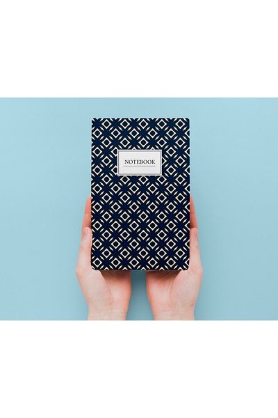 daystore طقم دفتر ملاحظات مكون من 3 قطع - A5 - مخطط - 13x21 سم - 64 صفحة