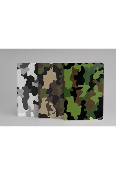 daystore Set de 3 caiete cu tematică Safari - A5 - Liniat - 13x21 cm - 64 pagini