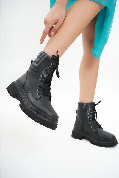 Moda Değirmeni Dámské krátké kozačky Md1091-116-0005