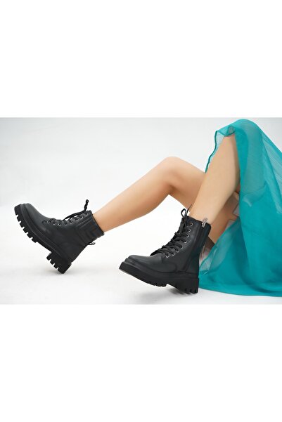 Moda Değirmeni Dámské krátké kozačky Md1091-116-0005