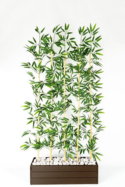 YAPAY ÇİÇEKÇİNİZ 5 Bambulu 170 Cm Yapay Bambu Seperatör