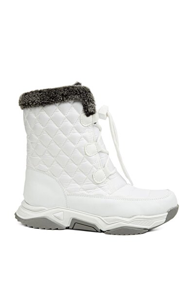 Benetton Bn-30394 3256 Beyaz Gri Kadın Bot