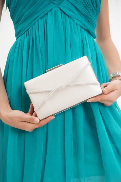 Moda Değirmeni Women's Cross Stone Evening Dress Bag Md1123-310-0002