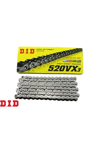 D.i.d 520 Vx3 120l Çelik Zincir