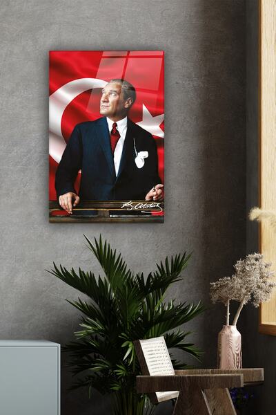 Decorita Cam Tablo | Atatürk Serisi | 1 | 40cm X 60cm