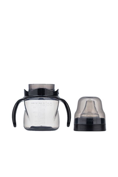 Mamajoo Educational Cup with Handle 160 Ml & Anti Colic Spout Black