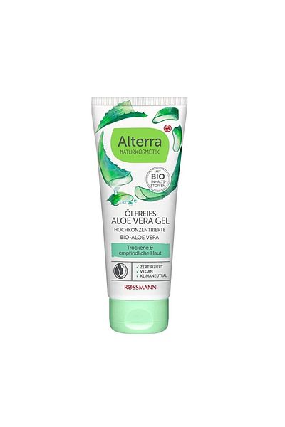 Alterra Aloe Vera Gel Effective Against Sunburn/Insect Bites 100 ml