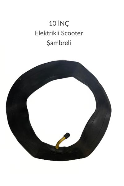 güvenlisepet Elektrikli Scooter 10x2.5 Inç Eğri Siboplu Iç Lastik 10*25 Inç Uyumlu E- Scooter Şambreli