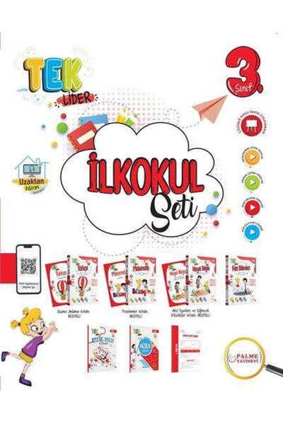 Palme Yayınevi Palme 3.sınıf Tek Lider Ilkokul Seti *yeni*