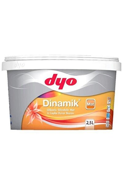 Dyo Dinamik Silikonlu Mat Iç Cephe Boyası 2,5 Lt