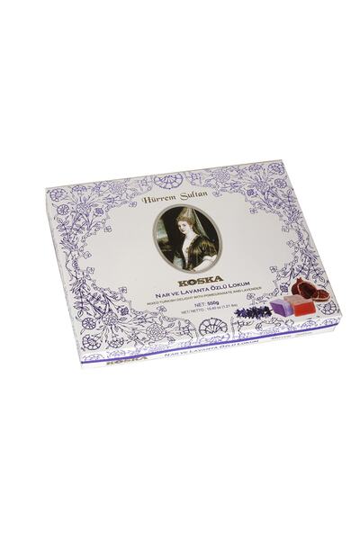 Koska Özel Seri Hürrem Sultan Nar Lavanta Lokum 550 G