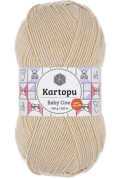 Kartopu Baby One Πλεκτό Χέρι Πλεκτό Μαλλί Πέτρα K855
