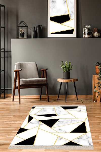 on the clouds Geometrik Desenli Dijital Baskı Yıkanabilir Kaymaz Taban Etnik ...