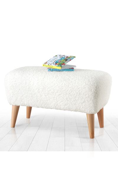 Lorencehome Moouv Çocuk Bench Puf -beyaz