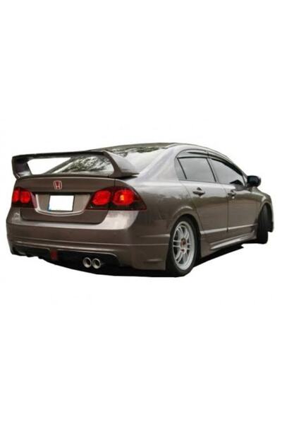 ps dizayn Honda Civic Fd6 (2006 - 2012) Arası Mugen Rr Sağdan Çift Çıkış Arka...