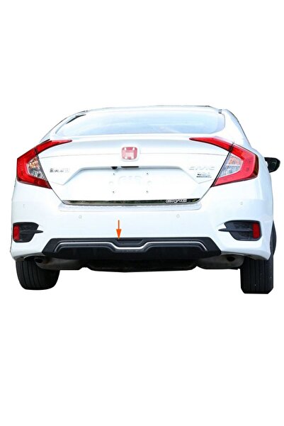 ps dizayn Honda Civic Fc5 Sedan (2015-2018) Modulo Arka Tampon Eki - Difüzör ...
