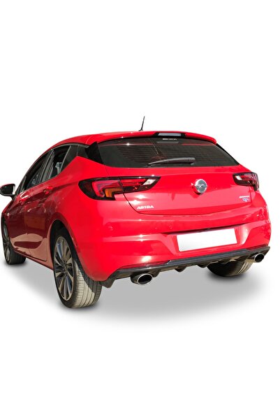 ps dizayn Opel Astra K 2016 Sonrası Arka Tampon Eki - Difüzör (plastik)
